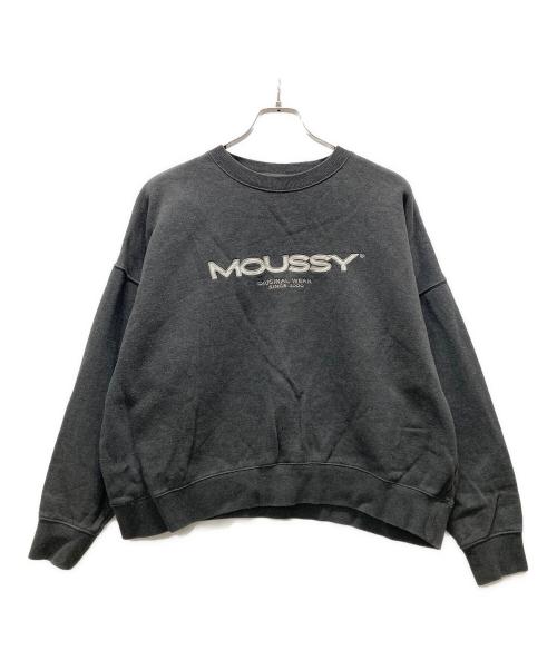 moussy（マウジー）moussy (マウジー) パッチワークロゴスウェット グレー サイズ:FREEの古着・服飾アイテム