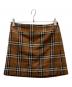 BURBERRY BLUE LABEL（バーバリーロンドンブルーレーベル）の古着「ミニスカート」｜ブラウン