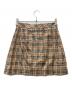 BURBERRY BLUE LABEL (バーバリーロンドンブルーレーベル) ミニスカート ベージュ サイズ:36：5000円