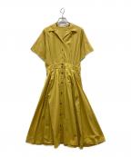 A PUPILアピューピル）の古着「シャツワンピース」｜イエロー