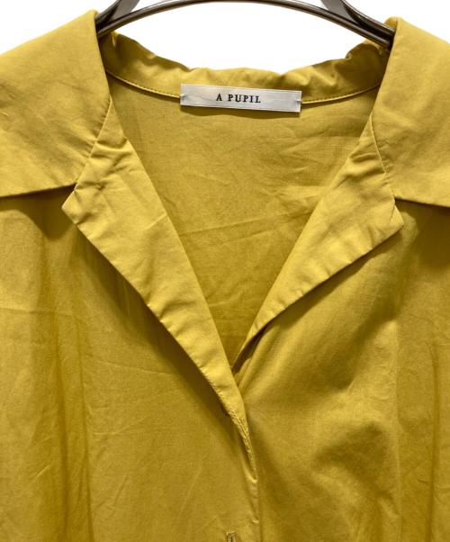 A PUPIL（アピューピル）A PUPIL (アピューピル) シャツワンピース イエロー サイズ:Sの古着・服飾アイテム