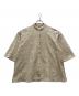 CLANE（クラネ）の古着「CHEMICAL LACE OVER CHINA SHIRT」｜ベージュ