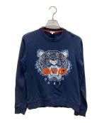 KENZOケンゾー）の古着「タイガー刺繍スウェット」｜ネイビー