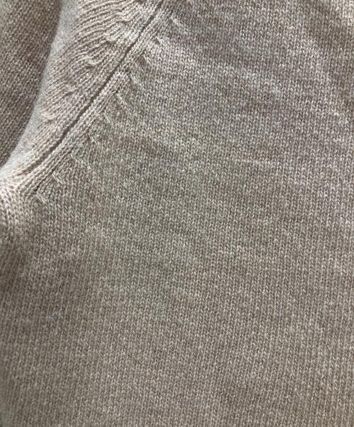 BURBERRY BLUE LABEL（バーバリー ブルー レーベル）BURBERRY BLUE LABEL (バーバリーロンドンブルーレーベル) クルーネックカーディガン ベージュ サイズ:Mの古着・服飾アイテム