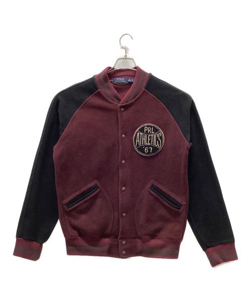 POLO RALPH LAUREN（ポロ・ラルフローレン）POLO RALPH LAUREN (ポロ・ラルフローレン) ワッペンスタジャン パープル サイズ:Mの古着・服飾アイテム