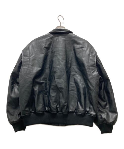 UNGRID（アングリッド）Ungrid (アングリッド) フェイクレザージャケット ブラック サイズ:Fの古着・服飾アイテム