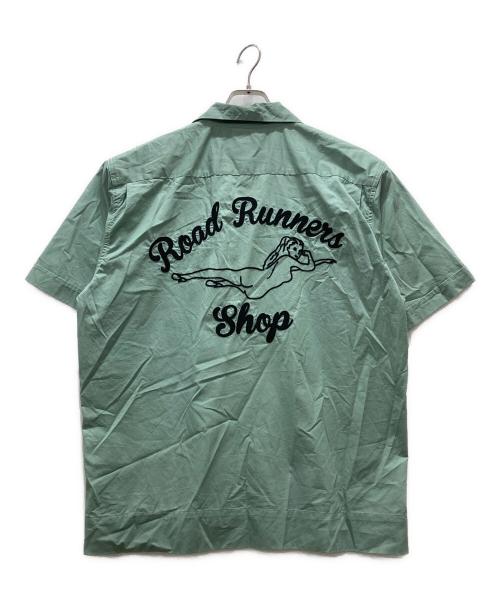 BACKERS（バッカーズ）Backers (バッカーズ) ボウリングシャツ 黄緑 サイズ:Lの古着・服飾アイテム