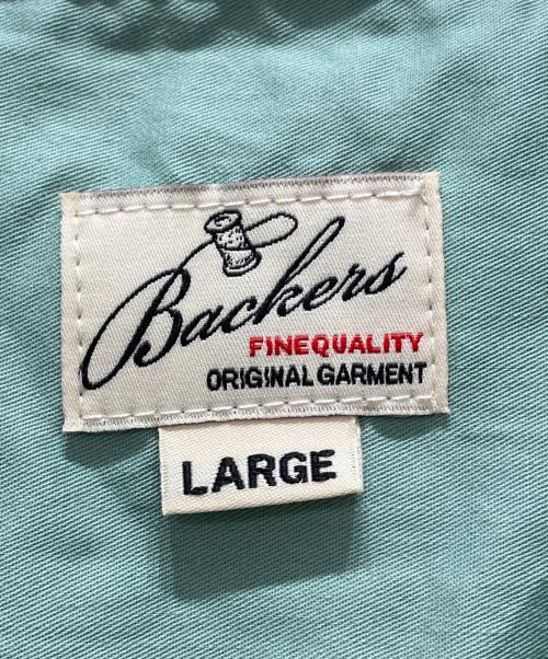 BACKERS（バッカーズ）Backers (バッカーズ) ボウリングシャツ 黄緑 サイズ:Lの古着・服飾アイテム
