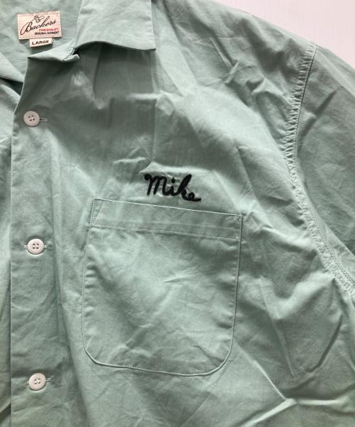 BACKERS（バッカーズ）Backers (バッカーズ) ボウリングシャツ 黄緑 サイズ:Lの古着・服飾アイテム