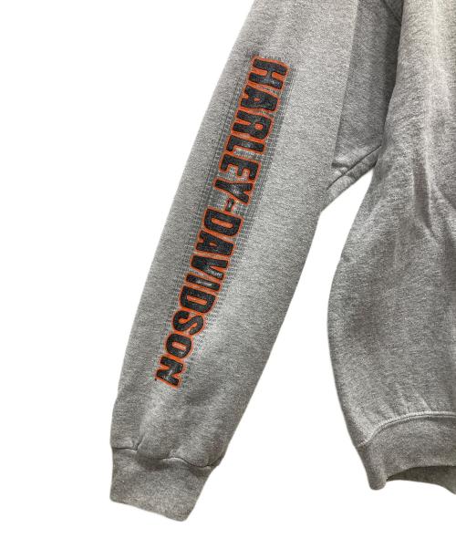 HARLEY-DAVIDSON（ハーレーダビッドソン）HARLEY-DAVIDSON (ハーレーダビッドソン) プリントスウェット グレー サイズ:2XLの古着・服飾アイテム