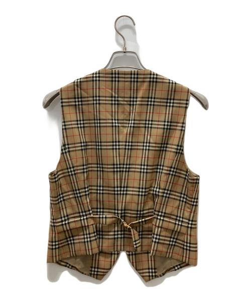 Burberry's（バーバリーズ）Burberry's (バーバリーズ) ノヴァチェック柄ベスト ブラウン サイズ:40の古着・服飾アイテム