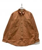 L.L.Beanエルエルビーン）の古着「ワークシャツ」｜ブラウン