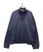 POLO RALPH LAURENポロ・ラルフローレン）の古着「ハーフジップスウェット」｜ネイビー