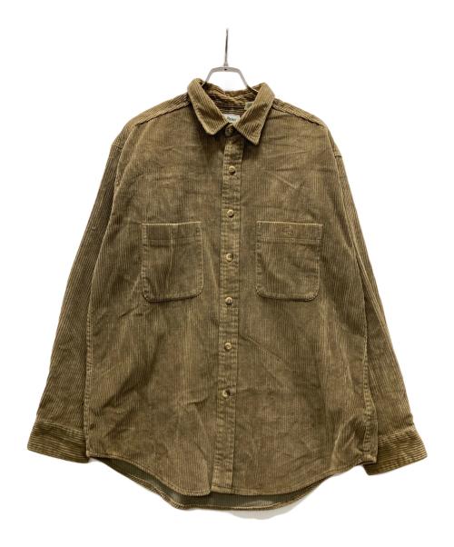 L.L.Bean（エルエルビーン）L.L.Bean (エルエルビーン) コーデュロイシャツ オリーブ サイズ:Lの古着・服飾アイテム