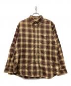 L.L.Beanエルエルビーン）の古着「チェックシャツ」｜ブラウン