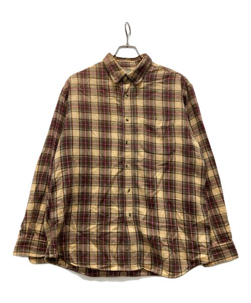 L.L.Bean（エルエルビーン）L.L.Bean (エルエルビーン) チェックシャツ ブラウン サイズ:Lの古着・服飾アイテム