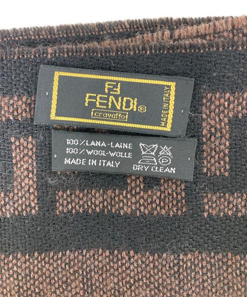 FENDI（フェンディ）FENDI (フェンディ) ストール ブラウンの古着・服飾アイテム
