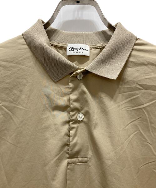 Gymphlex（ジムフレックス）Gymphlex (ジムフレックス) ポロ ドレス ショートスリーブワンピース ベージュ サイズ:14の古着・服飾アイテム