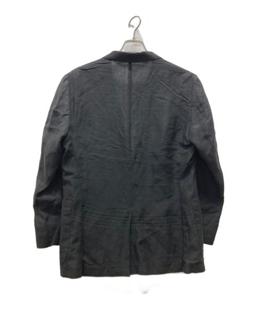 theory（セオリー）theory (セオリー) リネン混テーラードジャケット ブラック サイズ:38の古着・服飾アイテム