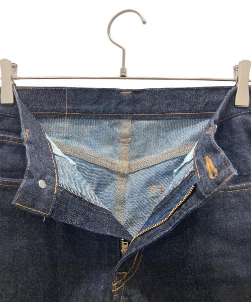 KOJIMA GENES（コジマジーンズ）KOJIMA GENES (コジマジーンズ) カモフラ切替デニムパンツ インディゴ サイズ:W32の古着・服飾アイテム