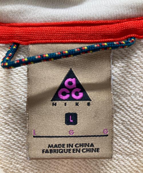 NIKE ACG（ナイキエーシージー）NIKE ACG (ナイキエージーシー) パーカー アイボリー サイズ:Lの古着・服飾アイテム
