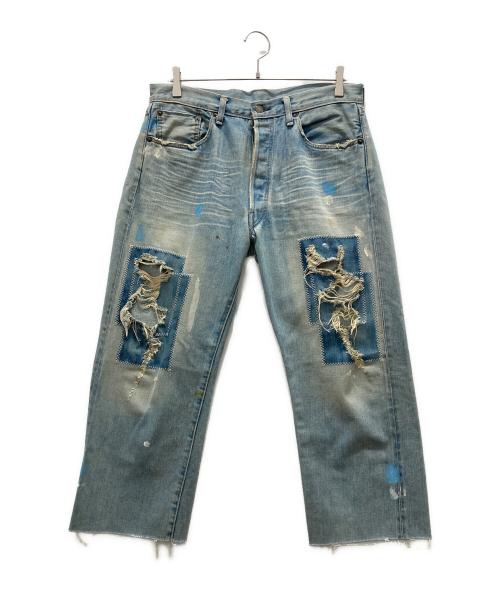 LEVI'S（リーバイス）LEVI'S (リーバイス) ダメージデニムパンツ インディゴ サイズ:36の古着・服飾アイテム
