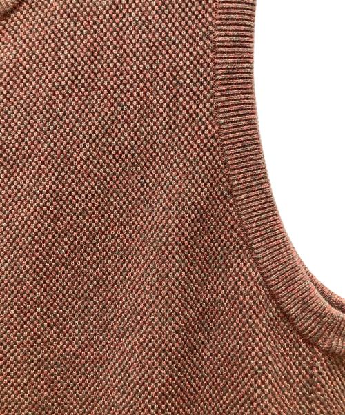 crepuscule（クレプスキュール）crepuscule (クレプスキュール) ニットジップベスト ブラウン サイズ:1の古着・服飾アイテム