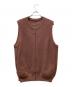 crepuscule（クレプスキュール）の古着「ニットジップベスト」｜ブラウン