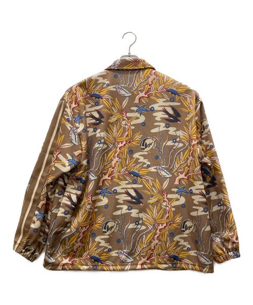 BRU NA BOINNE（ブルーナボイン）BRU NA BOINNE (ブルーナボイン) 宇宙空海トラッカー ジャケット ブラウン サイズ:XLの古着・服飾アイテム