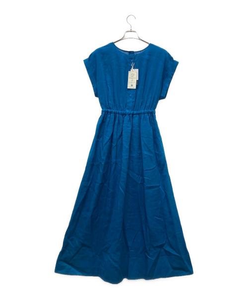 SHIPS（シップス）SHIPS (シップス) リネンワンピース ブルー サイズ:Mの古着・服飾アイテム