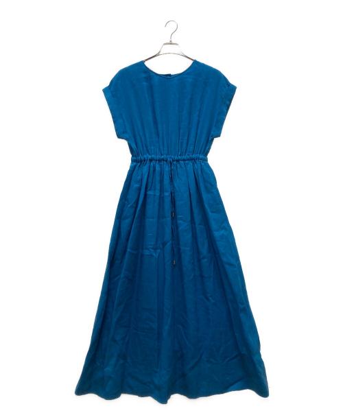 SHIPS（シップス）SHIPS (シップス) リネンワンピース ブルー サイズ:Mの古着・服飾アイテム