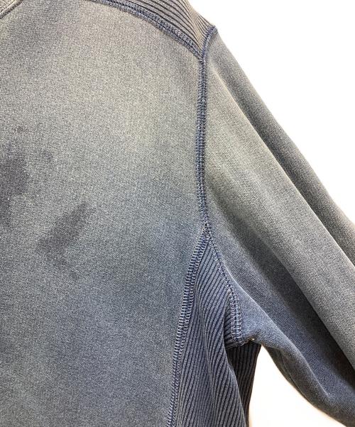 DIESEL（ディーゼル）DIESEL (ディーゼル) ワッペン跡スウェット インディゴ サイズ:Lの古着・服飾アイテム