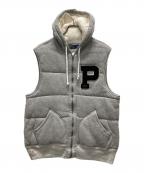 POLO RALPH LAURENポロ・ラルフローレン）の古着「スウェット中綿ベスト」｜グレー