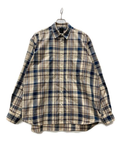 DAIWA PIER39（ダイワ ピア39）DAIWA PIER39 (ダイワ ピア39) Tech Work Shirts Frannel Plaids ベージュ サイズ:Mの古着・服飾アイテム