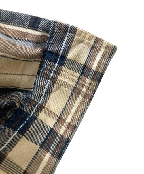DAIWA PIER39（ダイワ ピア39）DAIWA PIER39 (ダイワ ピア39) Tech Work Shirts Frannel Plaids ベージュ サイズ:Mの古着・服飾アイテム