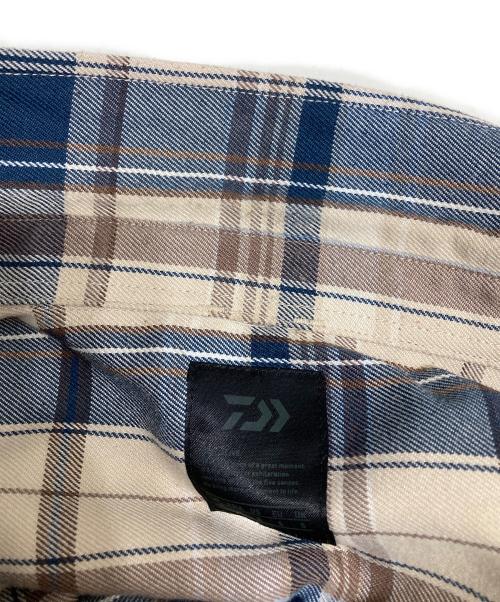 DAIWA PIER39（ダイワ ピア39）DAIWA PIER39 (ダイワ ピア39) Tech Work Shirts Frannel Plaids ベージュ サイズ:Mの古着・服飾アイテム
