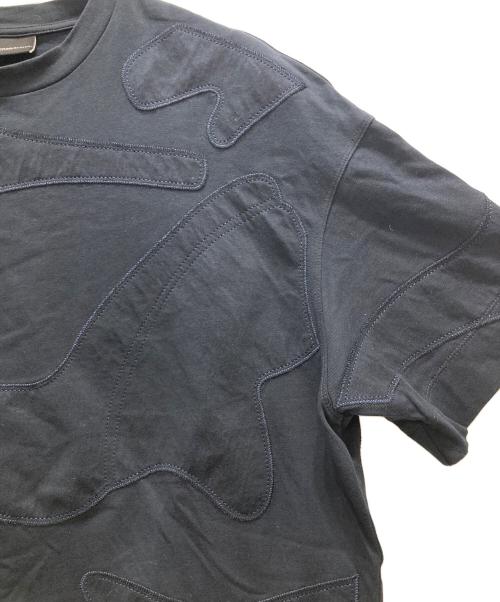 EMPORIO ARMANI（エンポリオ アルマーニ）EMPORIO ARMANI (エンポリオアルマーニ) エンブロイダリーTシャツ ネイビー サイズ:XLの古着・服飾アイテム