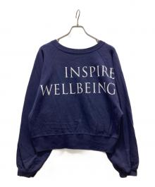 JOURNAL STANDARD relume（ジャーナルスタンダード レリューム）の古着「2WAYロゴスウェット」｜ネイビー