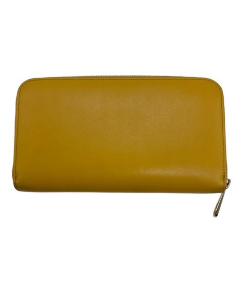Salvatore Ferragamo（サルヴァトーレ フェラガモ）Salvatore Ferragamo (サルヴァトーレ フェラガモ) ガンチーニラウンド長財布 イエローの古着・服飾アイテム