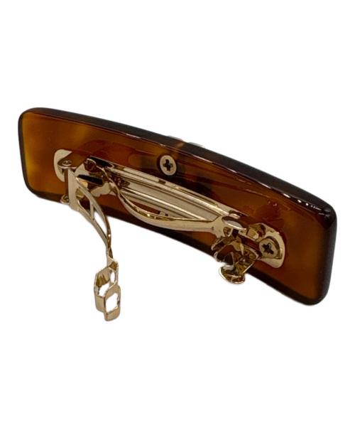 TORY BURCH（トリーバーチ）TORY BURCH (トリーバーチ) キラスモールバレッタ ブラウンの古着・服飾アイテム