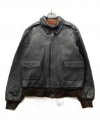 YMCLKYワイエムシーエルケーワイ）の古着「A2フライト レザージャケット」｜ブラウン