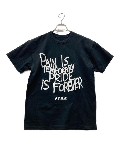 F.C.R.B.（エフシーレアルブリストル）F.C.R.B. (エフシーレアルブリストル) GRAFFITI MESSAGE TEE ブラック サイズ:Sの古着・服飾アイテム