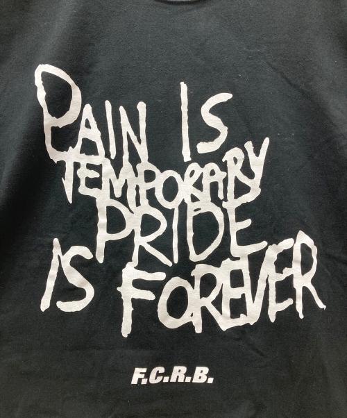 F.C.R.B.（エフシーレアルブリストル）F.C.R.B. (エフシーレアルブリストル) GRAFFITI MESSAGE TEE ブラック サイズ:Sの古着・服飾アイテム