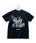 F.C.R.B.（エフシーレアルブリストル）の古着「GRAFFITI MESSAGE TEE」｜ブラック