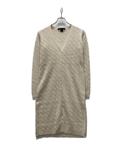 RALPH LAUREN（ラルフローレン）RALPH LAUREN (ラルフローレン) カシミヤロングカーディガン アイボリー サイズ:Mの古着・服飾アイテム