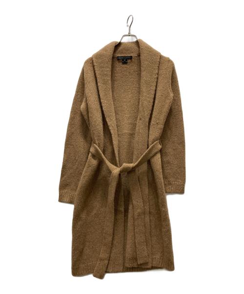 RALPH LAUREN（ラルフローレン）RALPH LAUREN (ラルフローレン) カシミヤ混ニットガウンコート ブラウン サイズ:Mの古着・服飾アイテム