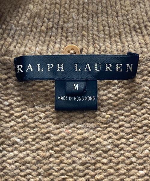 RALPH LAUREN（ラルフローレン）RALPH LAUREN (ラルフローレン) カシミヤ混ニットガウンコート ブラウン サイズ:Mの古着・服飾アイテム