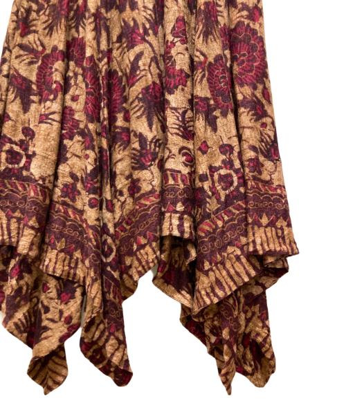 RALPH LAUREN（ラルフローレン）RALPH LAUREN (ラルフローレン) 総柄ワンピース ブラウン サイズ:Sの古着・服飾アイテム