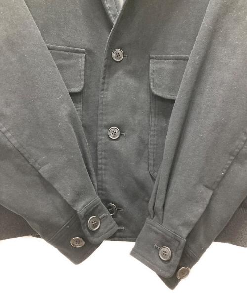 LANVIN CLASSIQUE（ランバンクラシック）LANVIN CLASSIQUE (ランバンクラシック) フェイクスウェードジャケット ブラック サイズ:46の古着・服飾アイテム