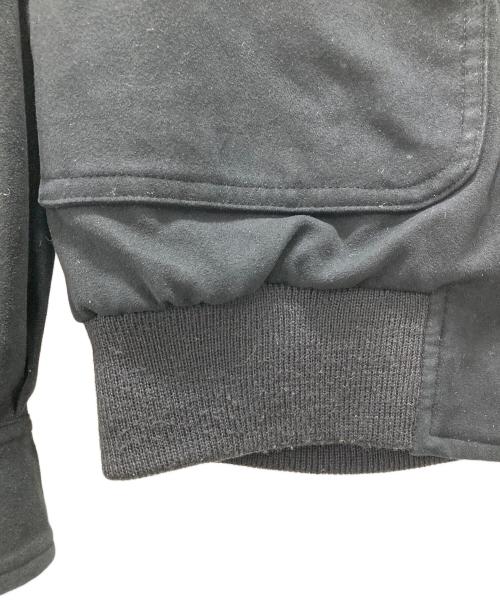 LANVIN CLASSIQUE（ランバンクラシック）LANVIN CLASSIQUE (ランバンクラシック) フェイクスウェードジャケット ブラック サイズ:46の古着・服飾アイテム